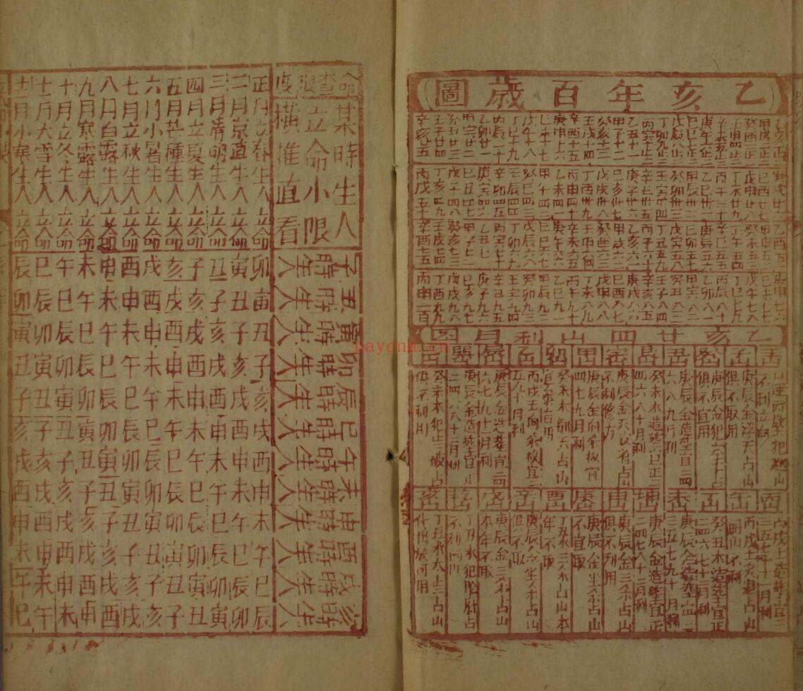 英文堂大字弐佰篇（通胜通书）