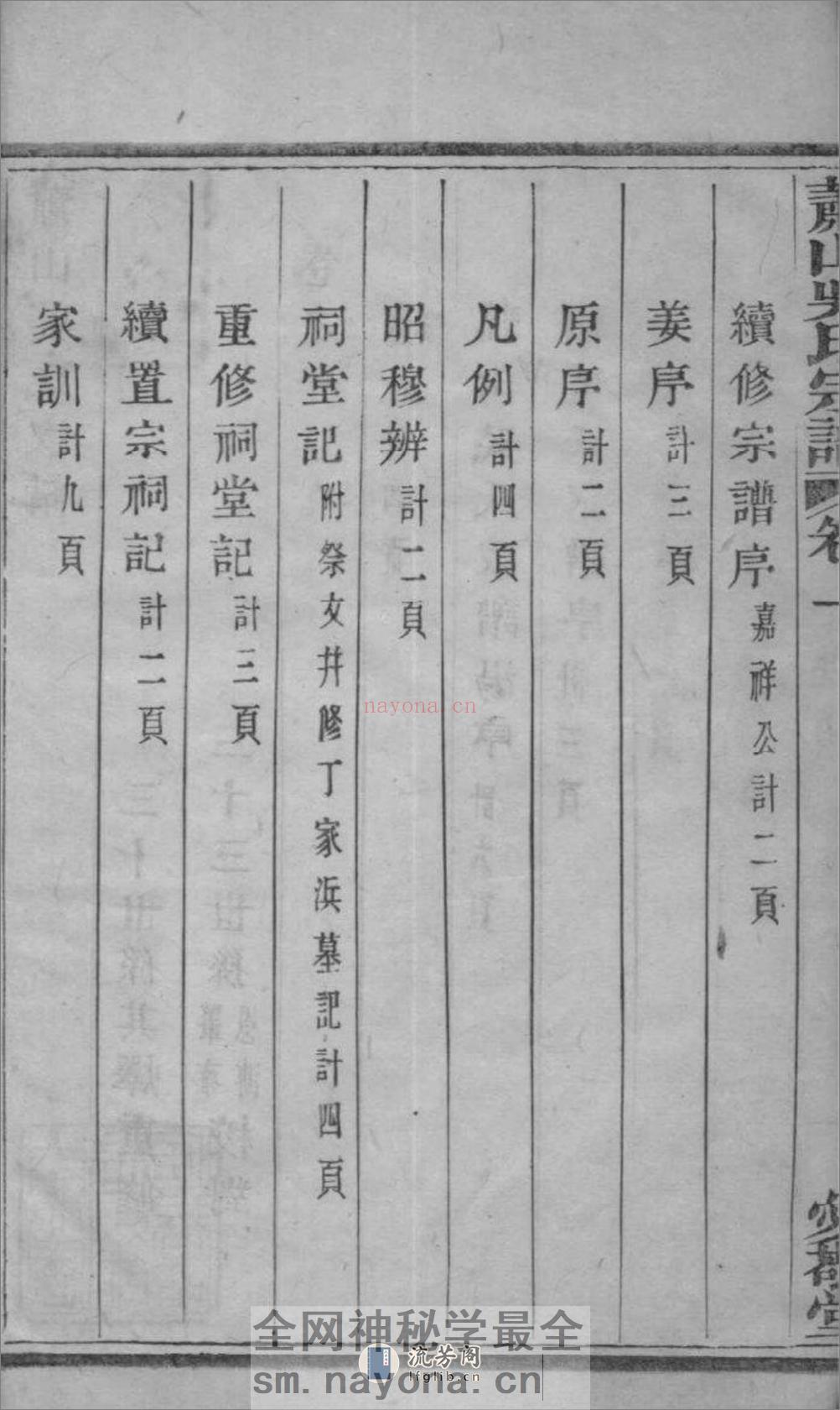 [浙江萧山]萧山吴氏宗谱：共8卷 - 第4页预览图