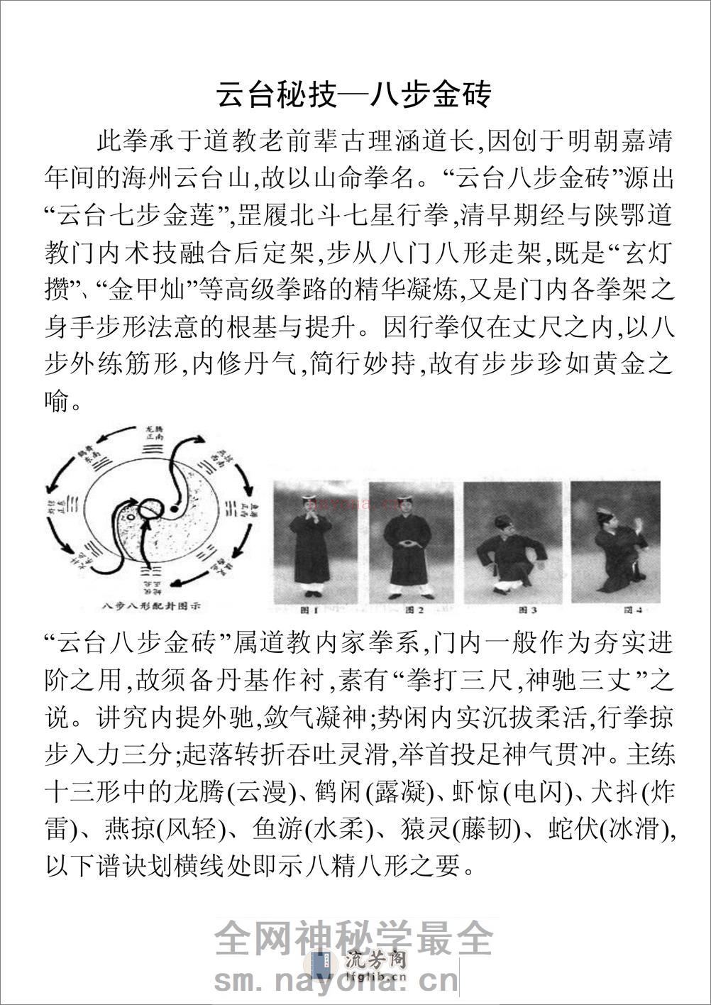 《云台秘技——八步金砖》佚名 - 第1页预览图