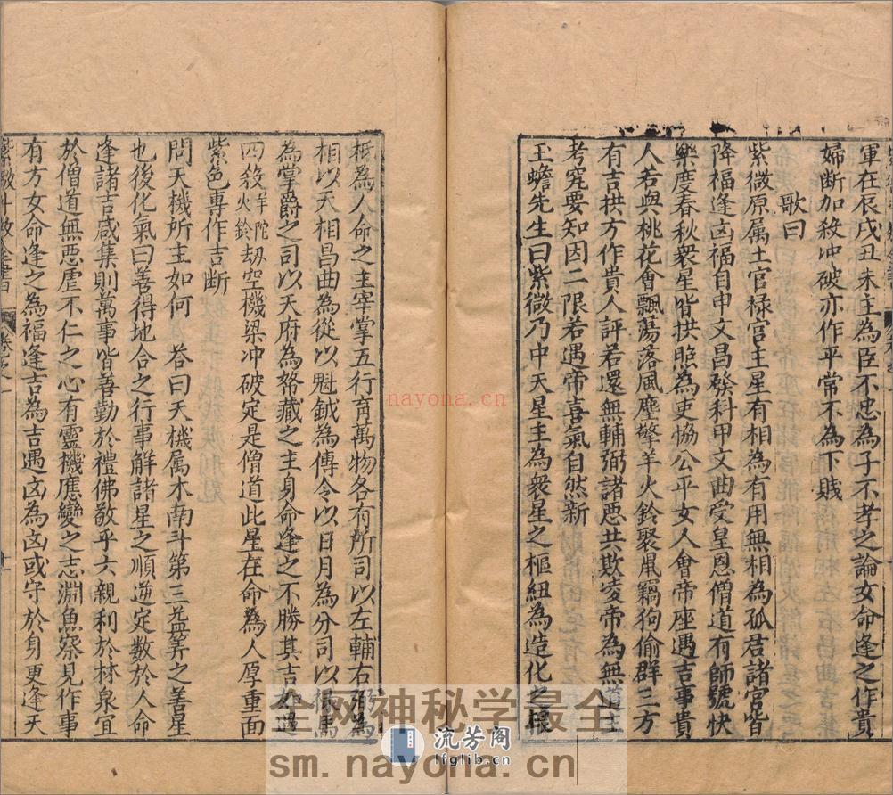 新锓希夷陈先生紫微斗数全书.七卷.宋.陈抟撰.明.潘希尹补.明代南阳堂刊本 - 第15页预览图