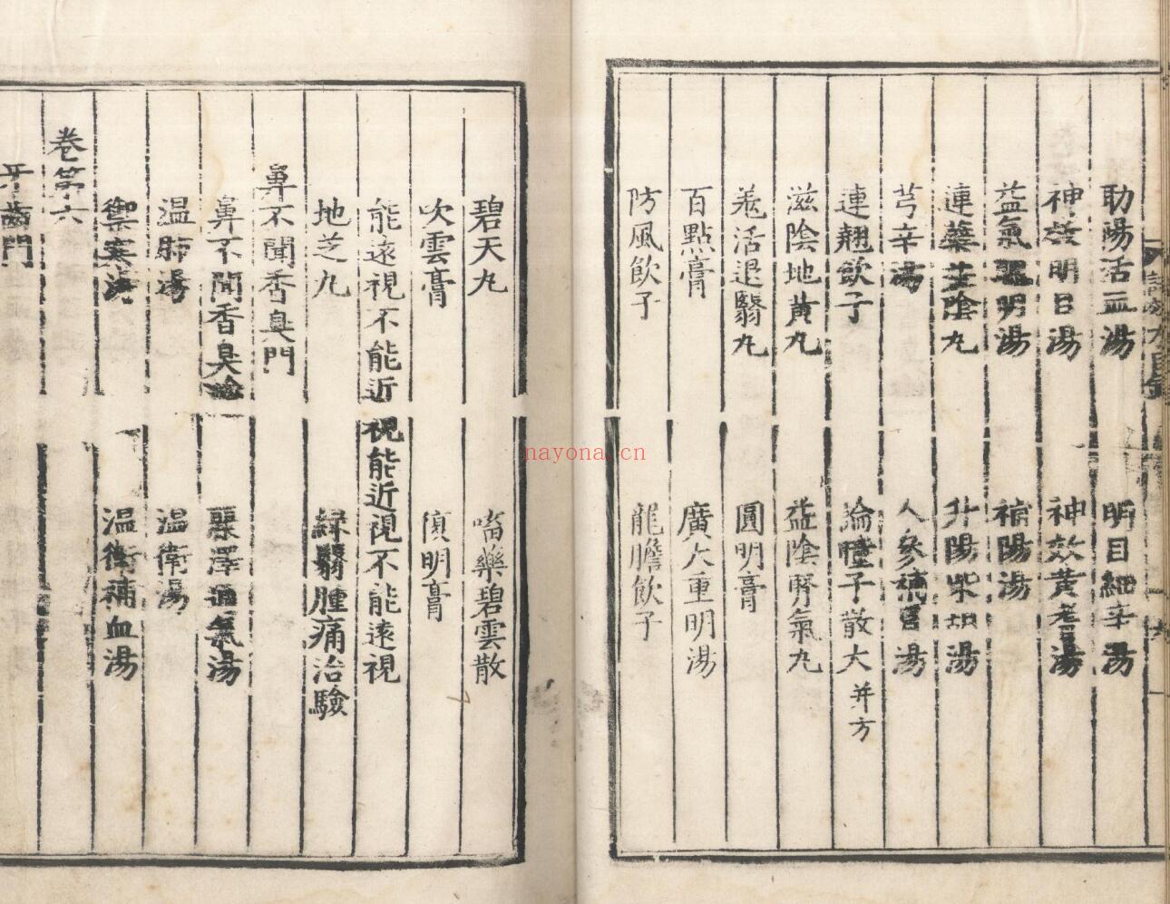 东垣先生试効方