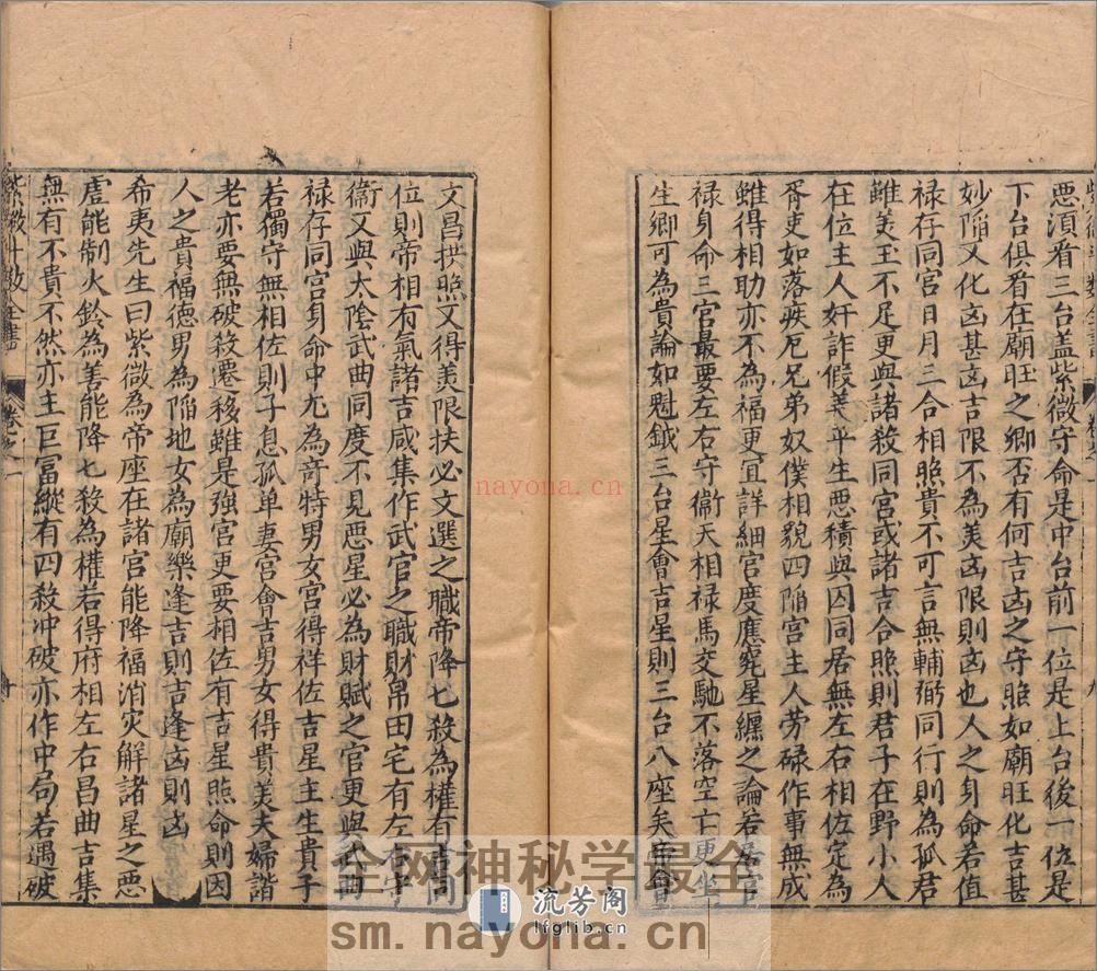 新锓希夷陈先生紫微斗数全书.七卷.宋.陈抟撰.明.潘希尹补.明代南阳堂刊本 - 第14页预览图