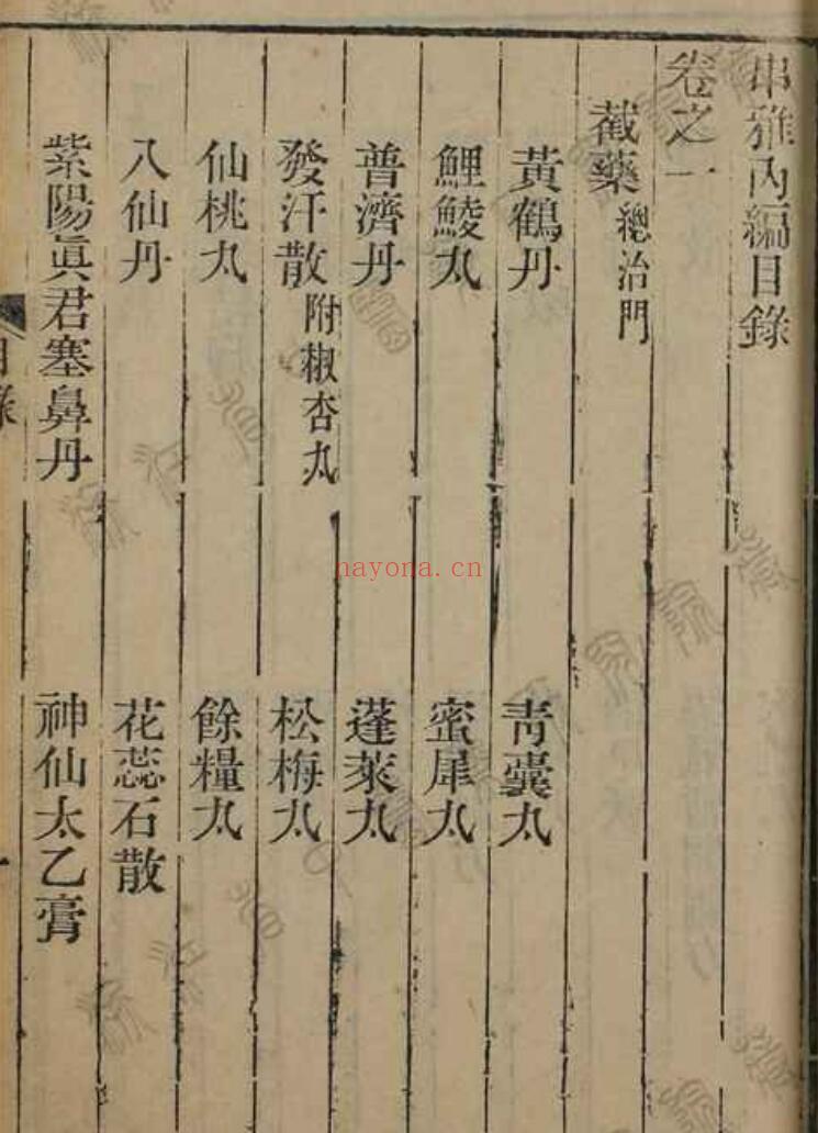 串雅内编，光绪十四年