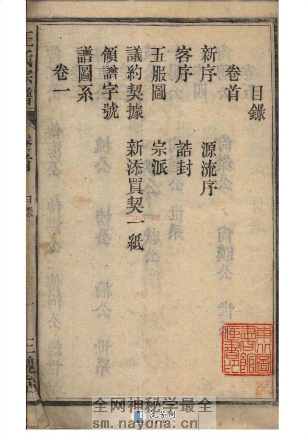 [安徽怀远]王氏宗谱：共10卷 - 第3页预览图