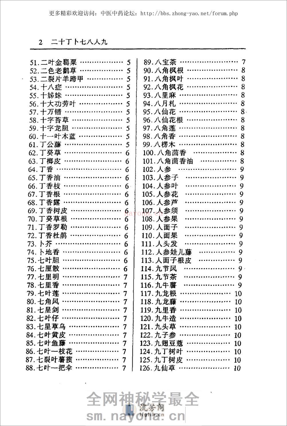 汉拉英中草药名大辞典（谌发文 主编） - 第9页预览图