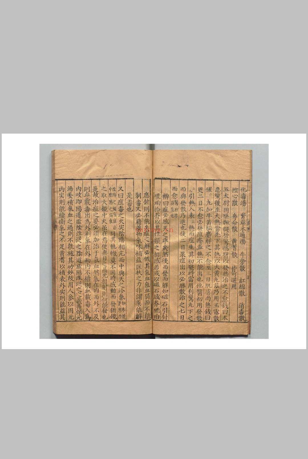 痘治理辨 汪机(明)