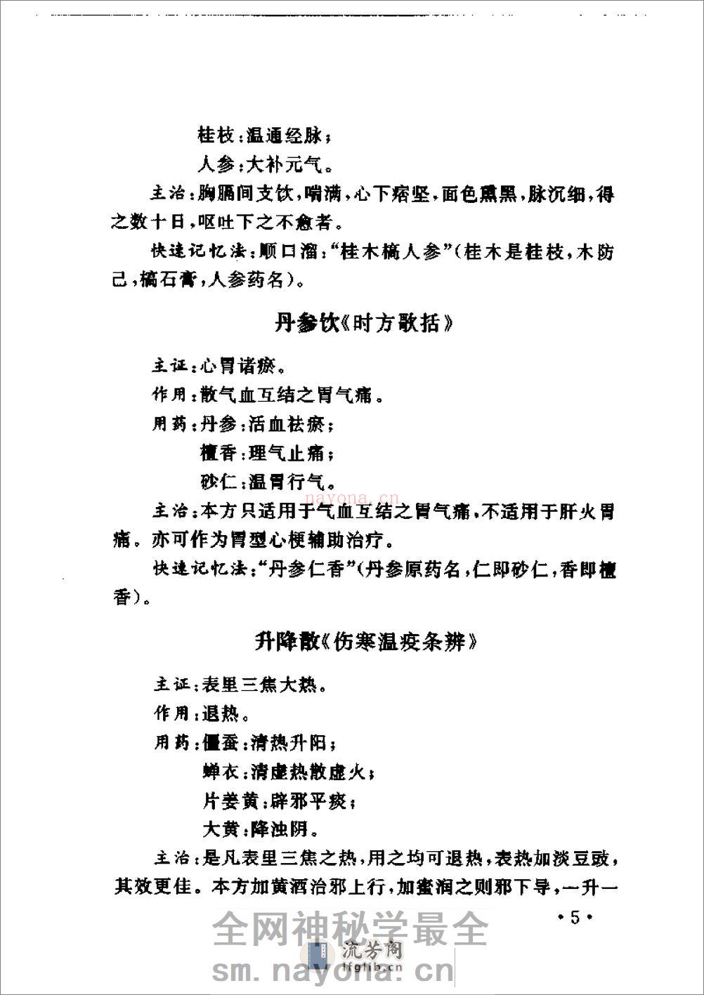 中医方剂快速记忆法 - 第20页预览图