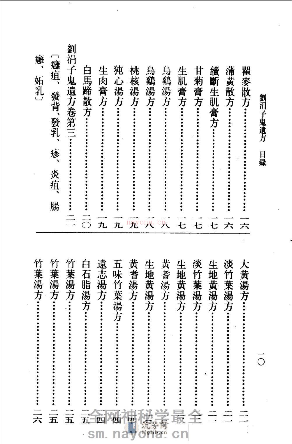 刘涓子鬼遗方-[晋]刘涓子_(1) - 第11页预览图