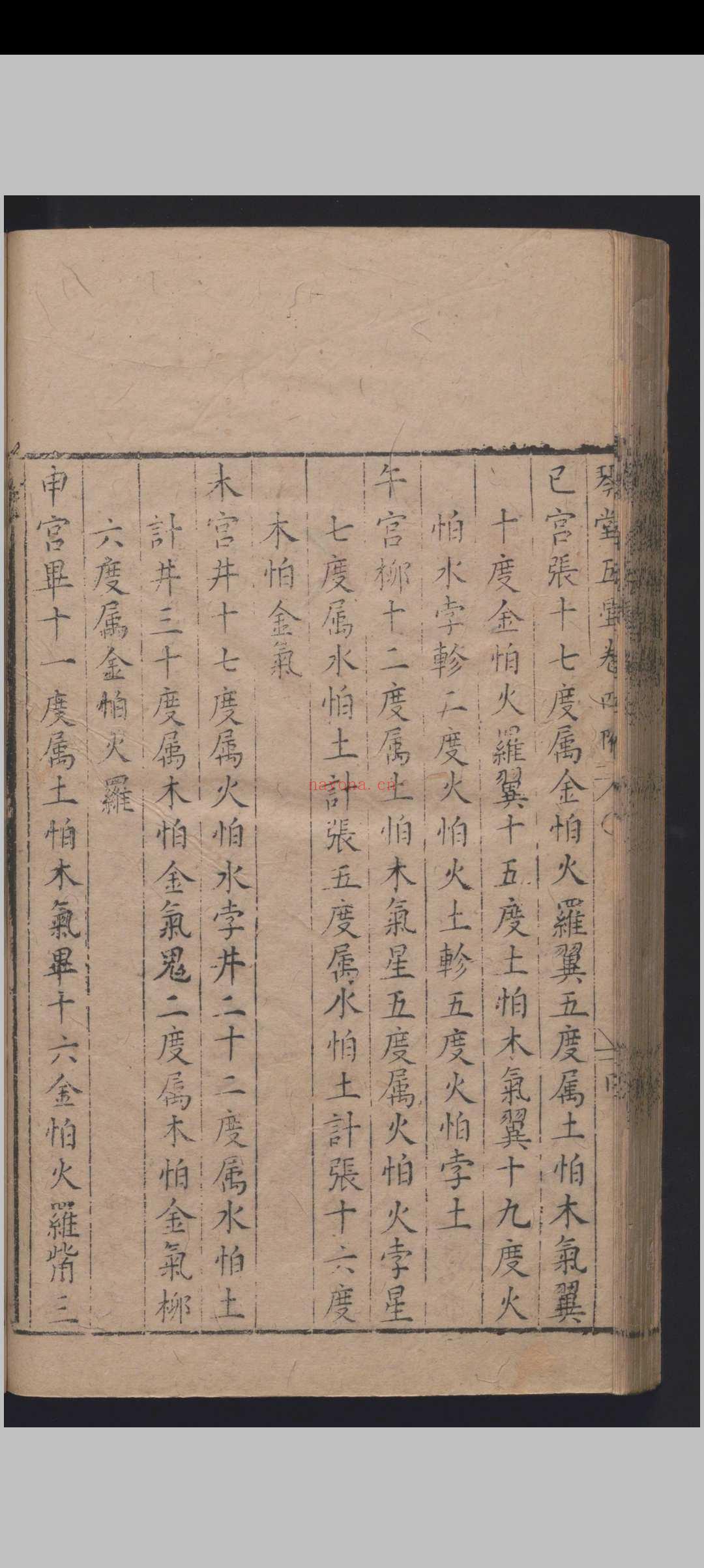 《新刻琴堂五星》明刻本