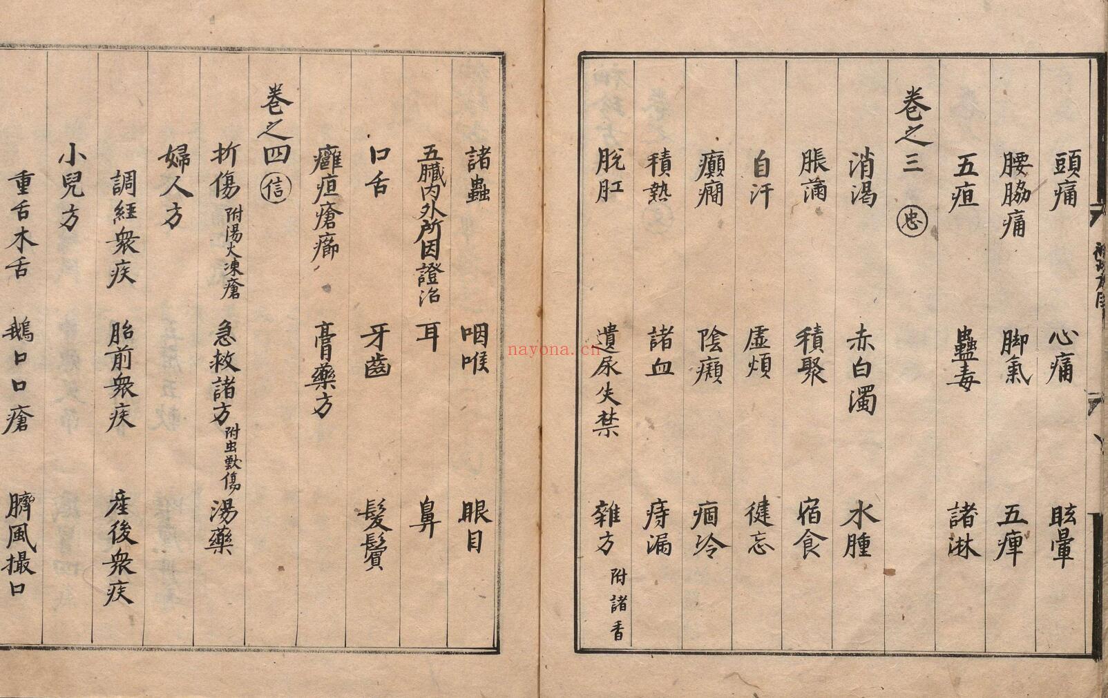 新刊袖珍方 李恒（明）弘治５年清江书堂刊本