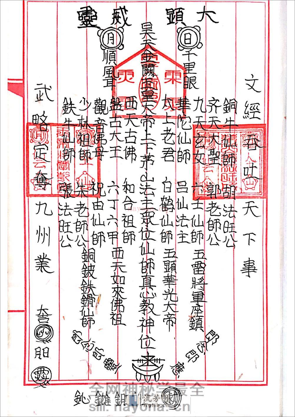 茅山玄英堂朱家教秘传法本 大全 - 第10页预览图