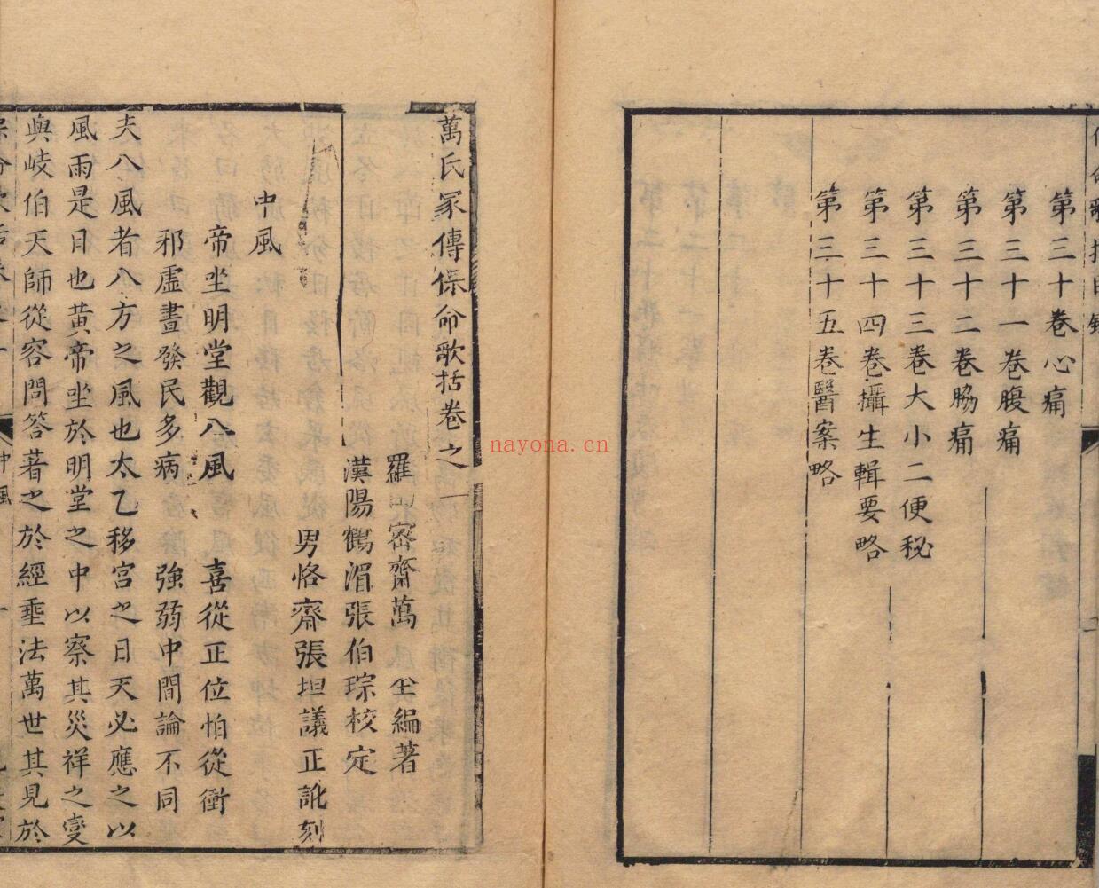 万密斋书 万全（明）清康熙51年 , 视履堂