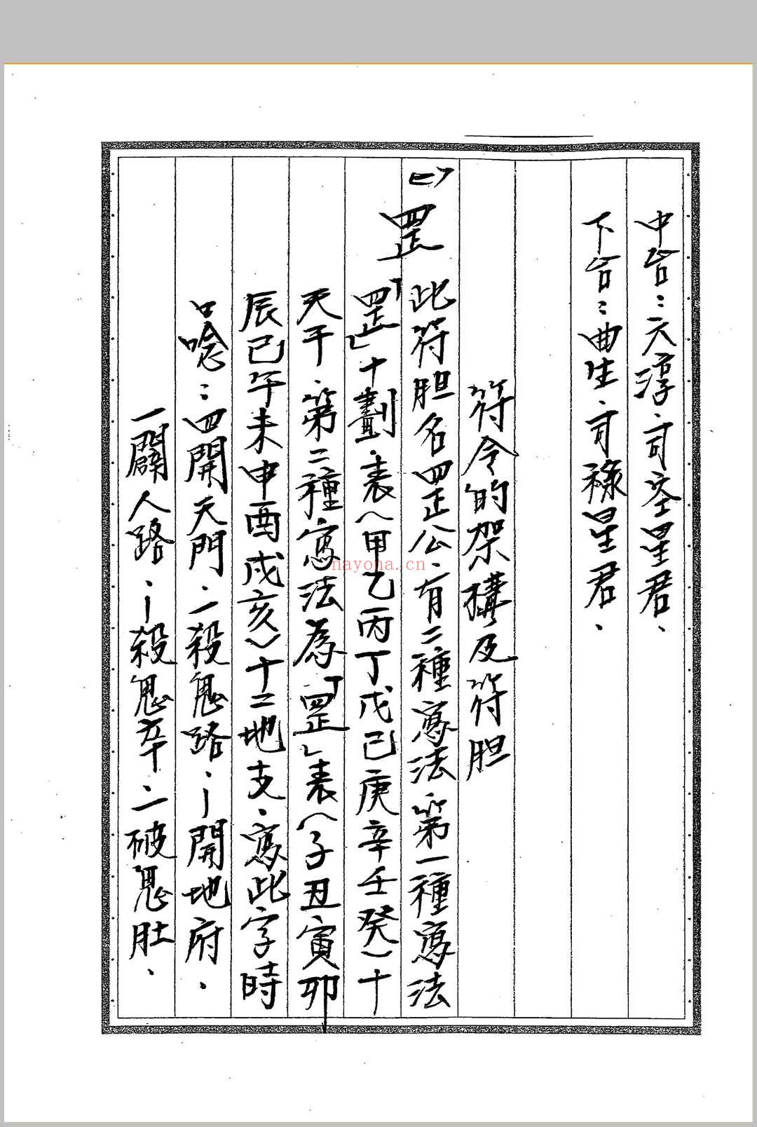 《闾山符箓详解》