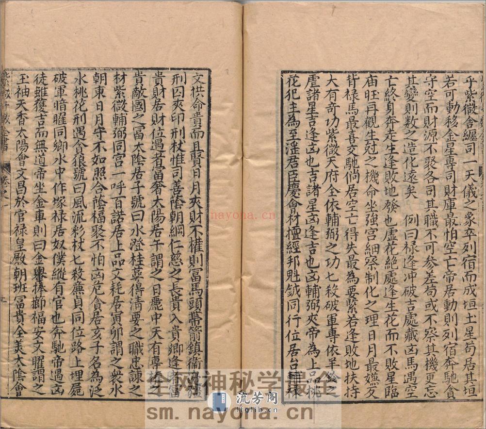 新锓希夷陈先生紫微斗数全书.七卷.宋.陈抟撰.明.潘希尹补.明代南阳堂刊本 - 第6页预览图