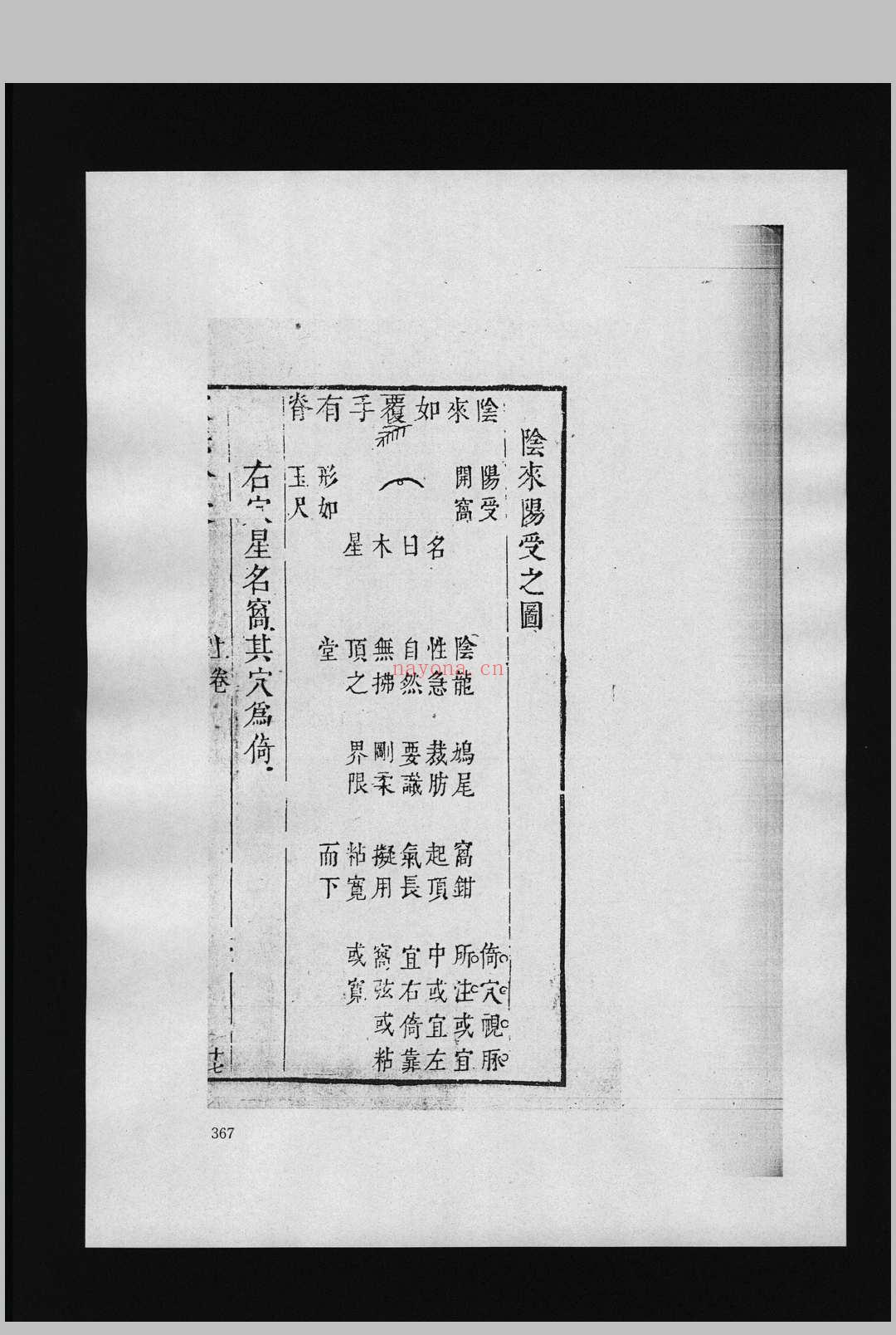穴法分受 2卷 雍正版
