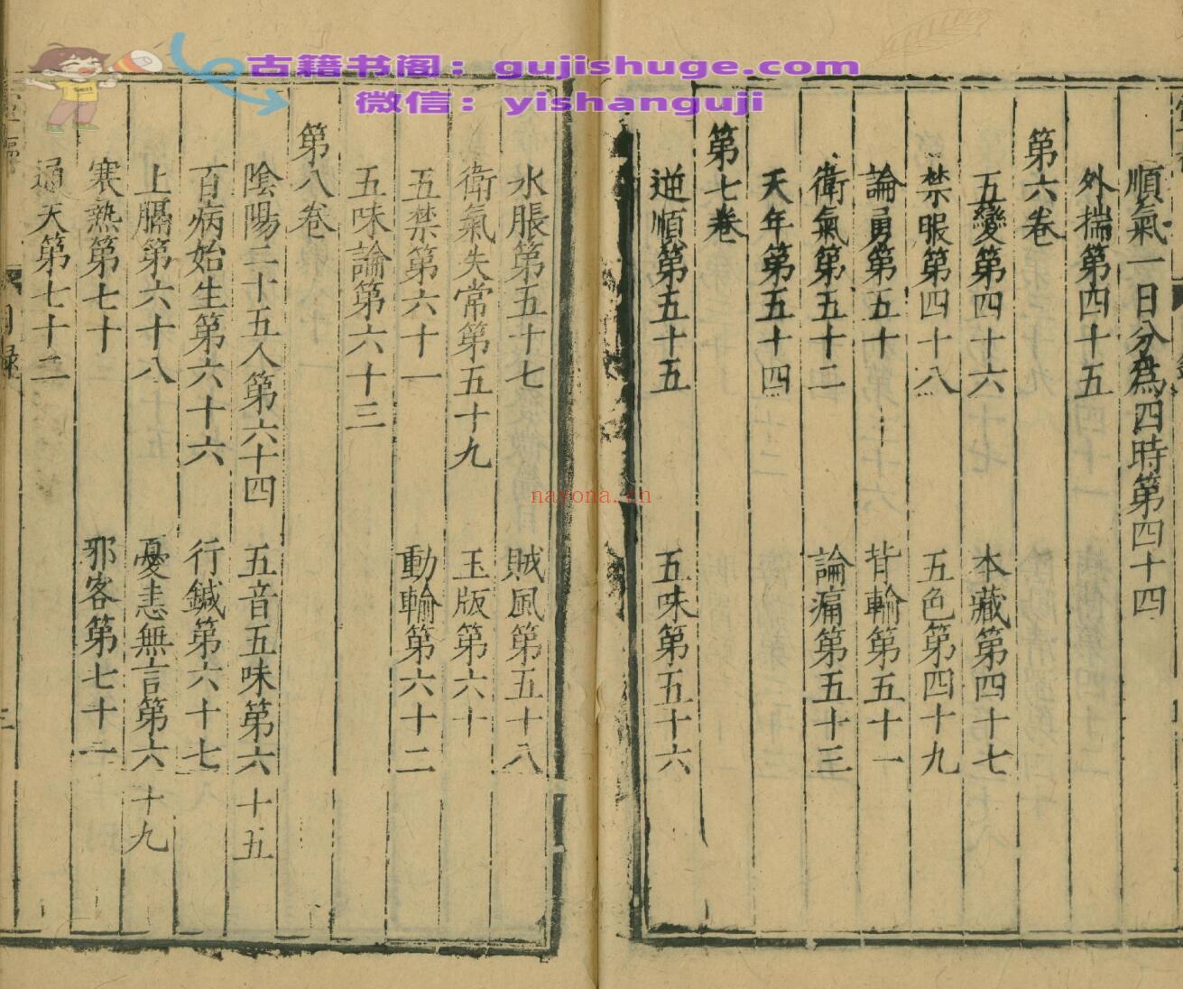 黄帝内经灵枢注证发微九卷 黄帝内经素问注证发微九卷补遗一卷