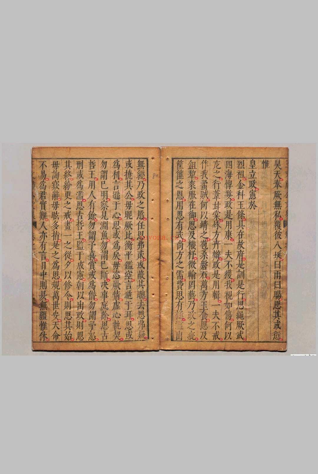王文肃公文集 55卷 王锡爵 王时敏 明万历43年