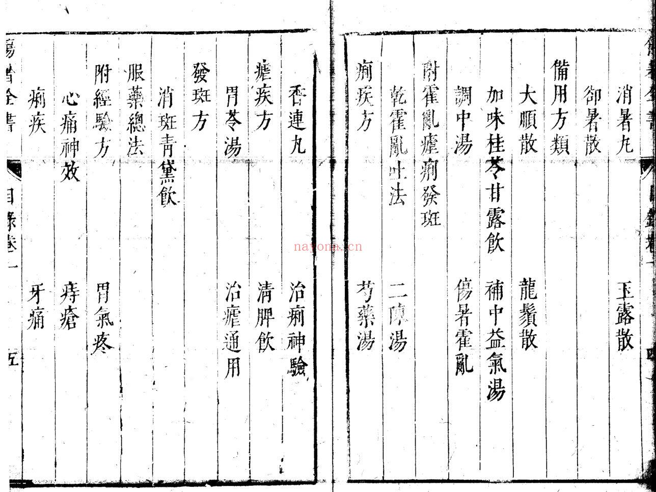 《 伤暑全书》