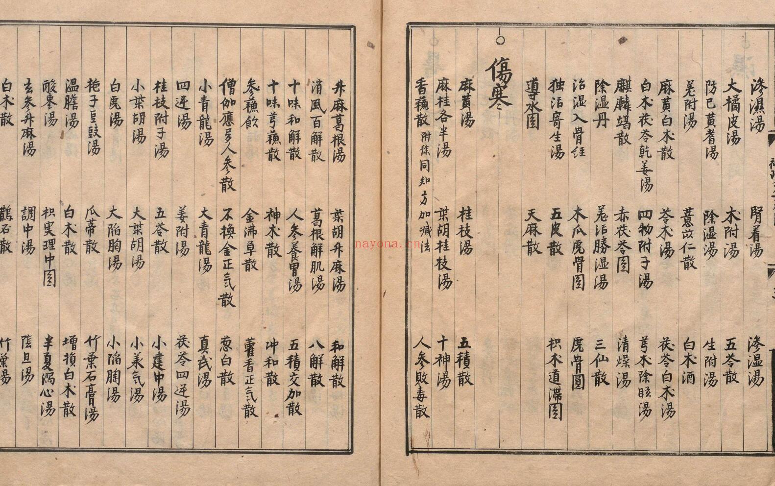 新刊袖珍方 李恒（明）弘治５年清江书堂刊本