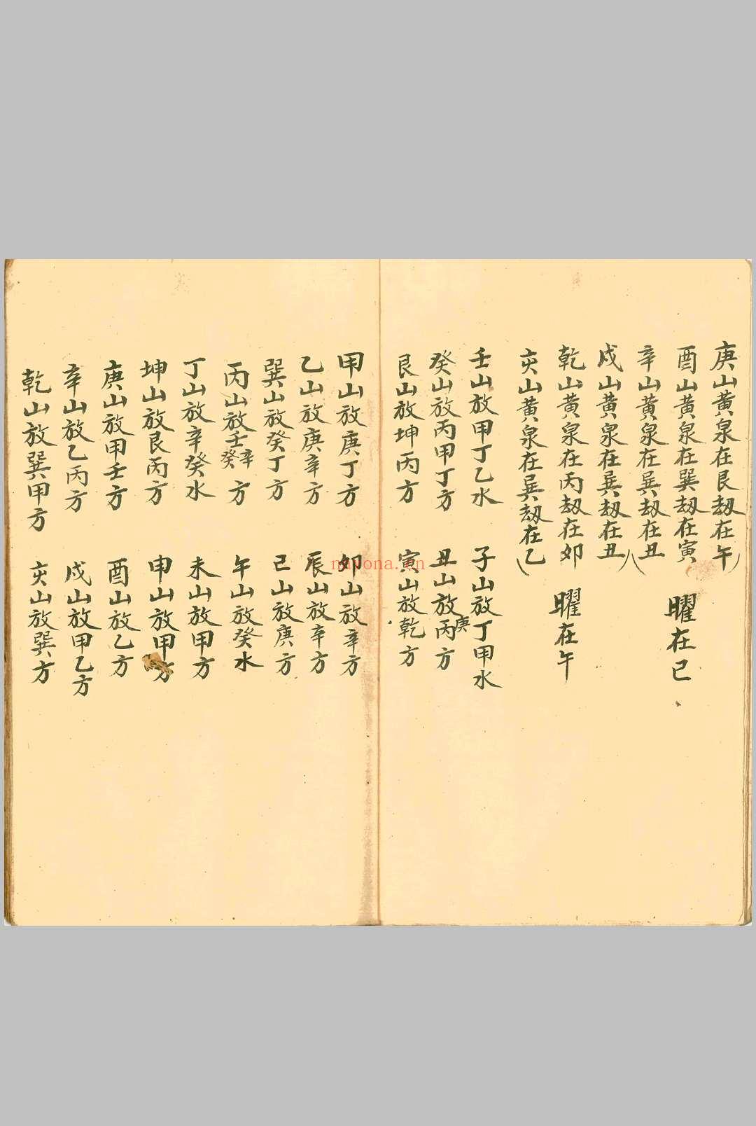 四墓九星