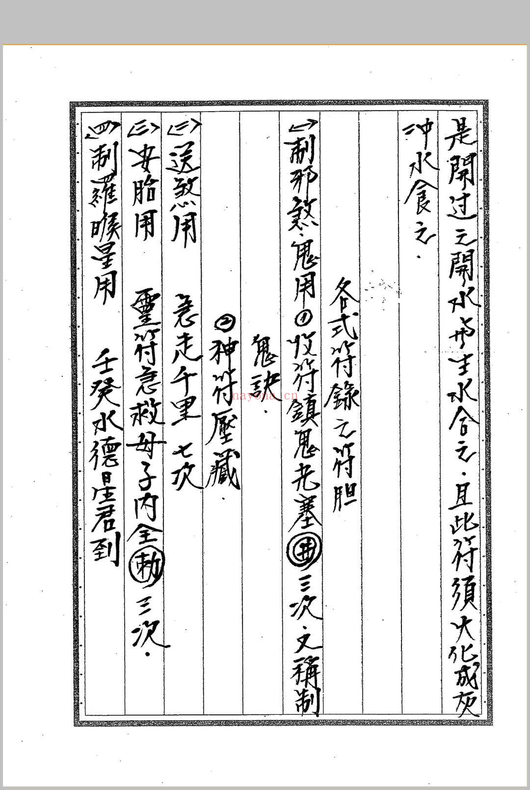 《闾山符箓详解》