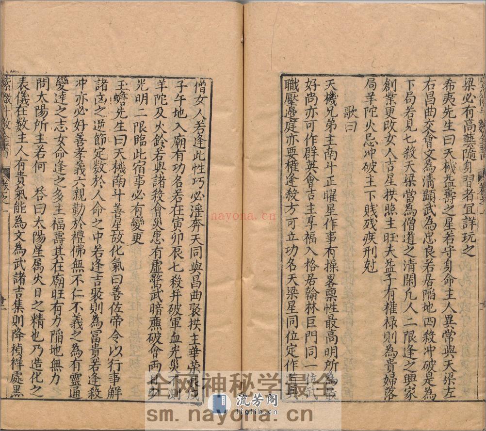 新锓希夷陈先生紫微斗数全书.七卷.宋.陈抟撰.明.潘希尹补.明代南阳堂刊本 - 第16页预览图
