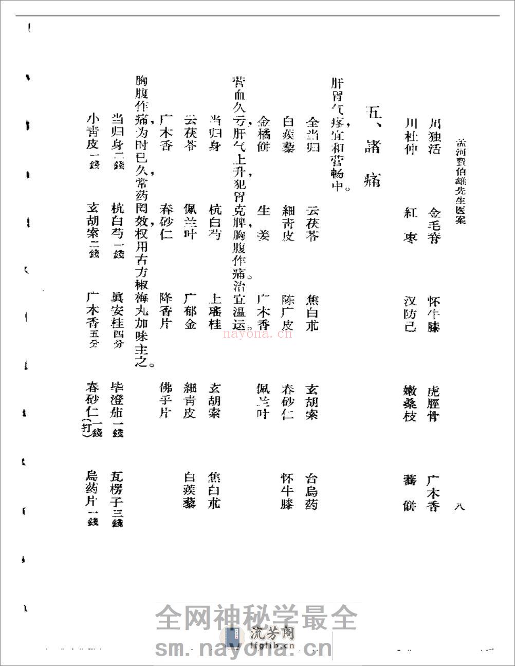 孟河费氏医案 - 第8页预览图