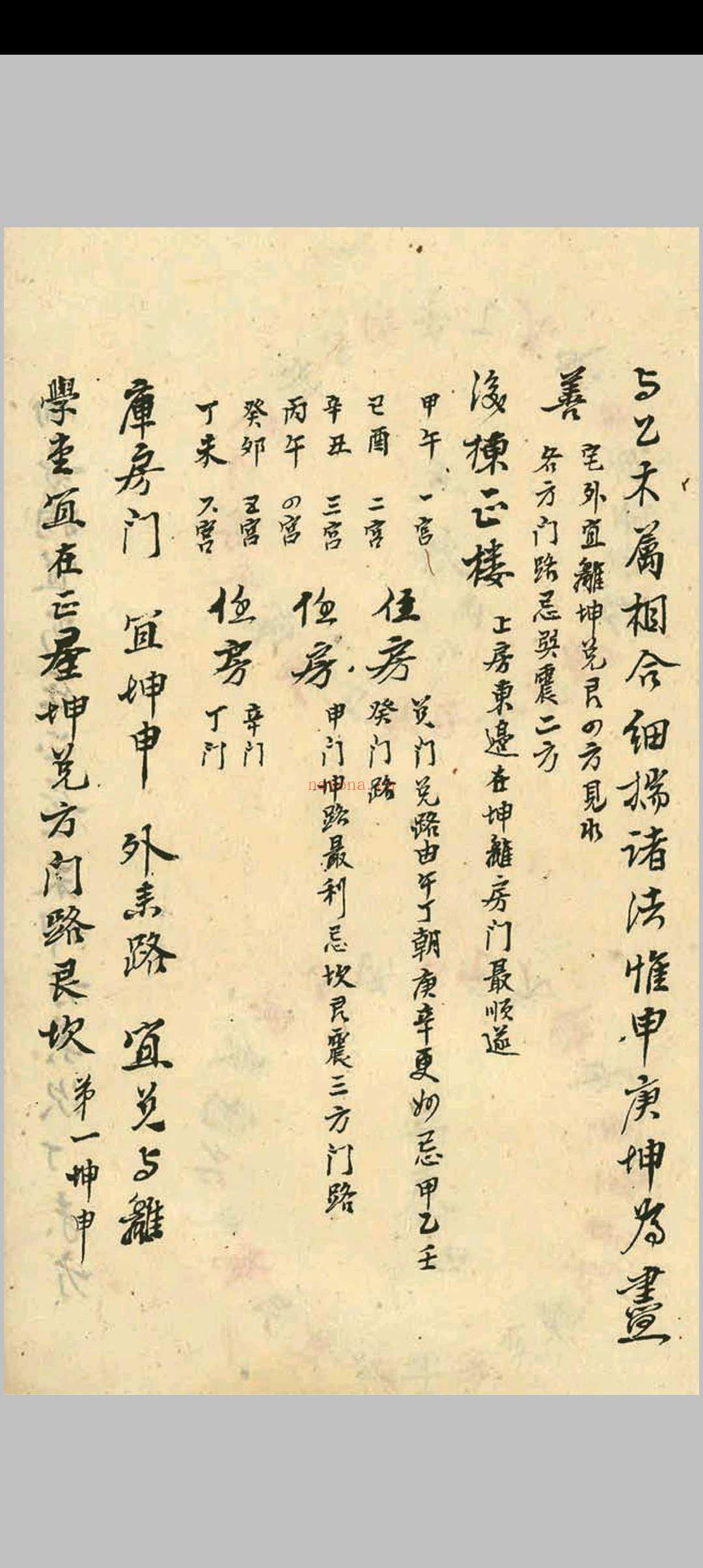 章仲山宅案 附无常派玄空秘要