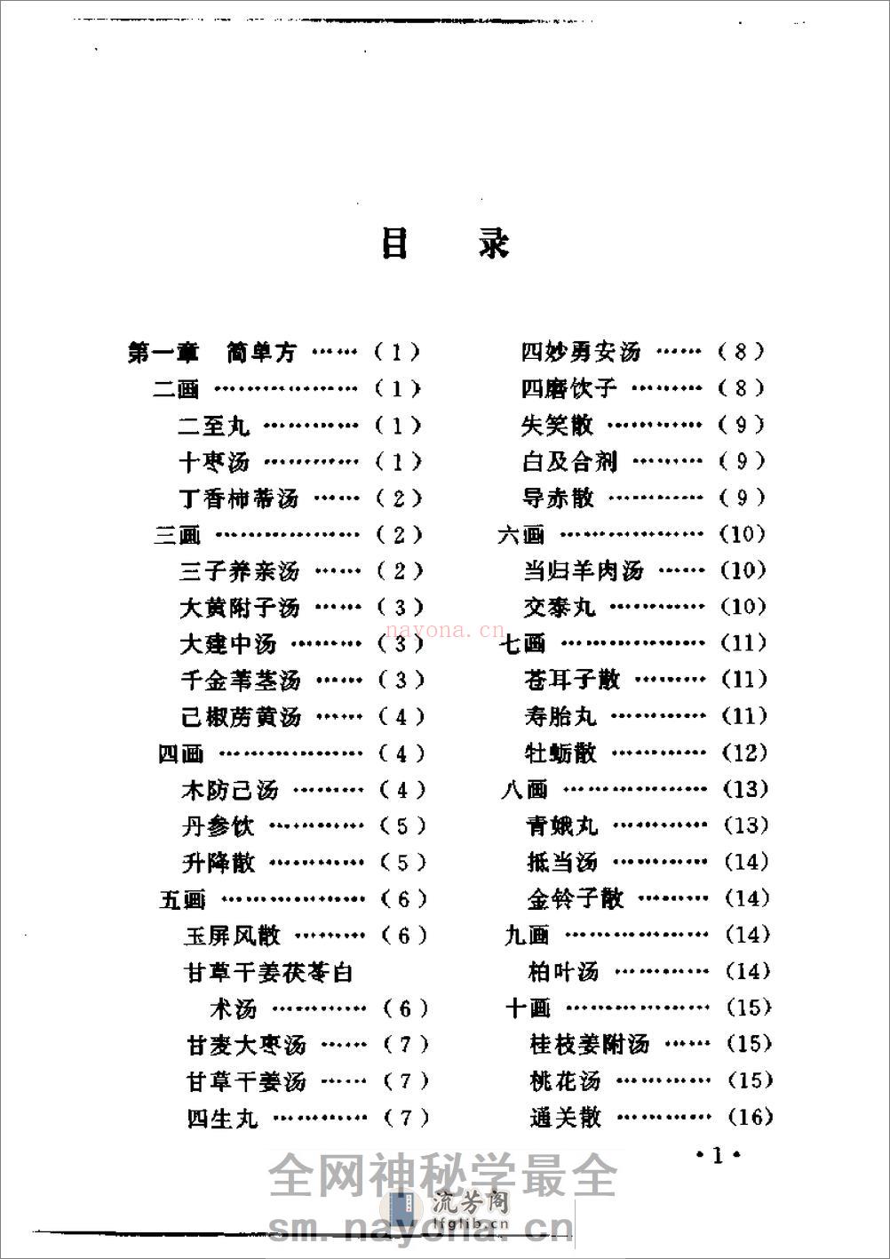中医方剂快速记忆法 - 第9页预览图