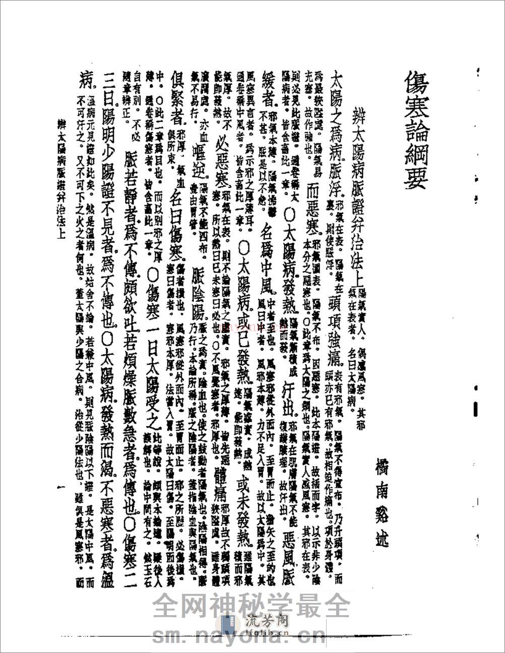 伤寒论纲要 - 第2页预览图