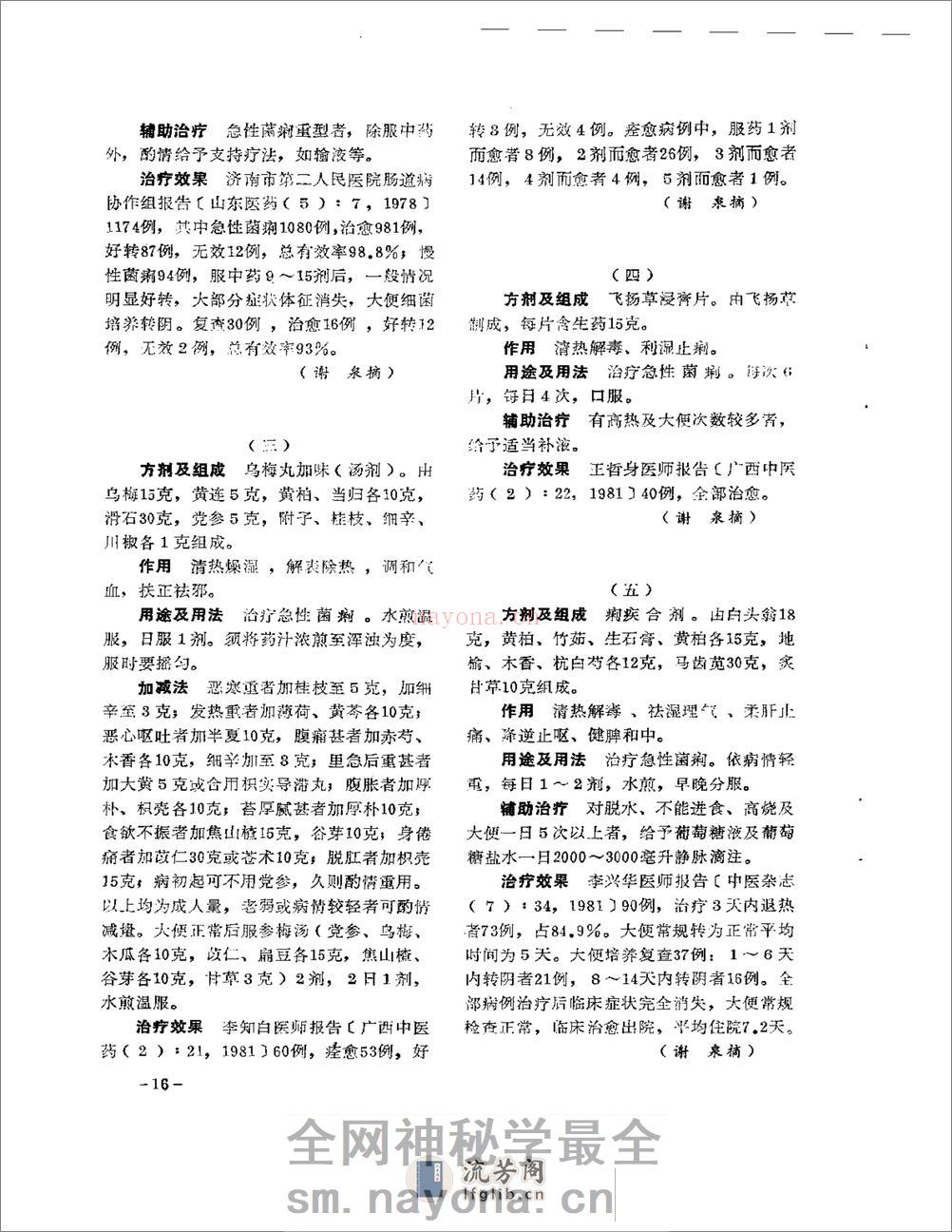 医学文摘 中医最新临床经验精华(1977-1981年) - 第20页预览图