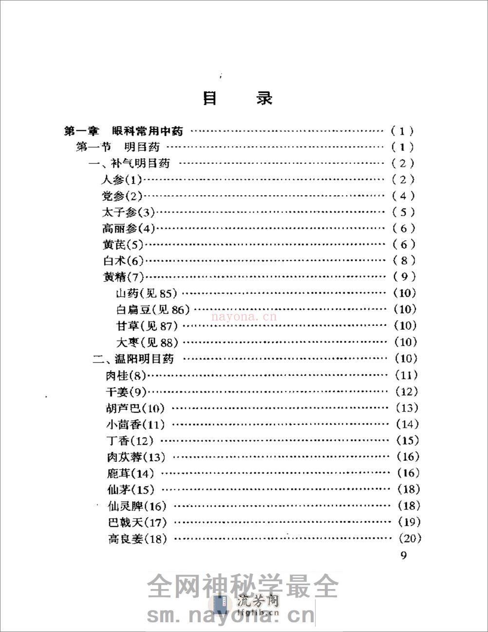 眼科临床实用中药 - 第4页预览图