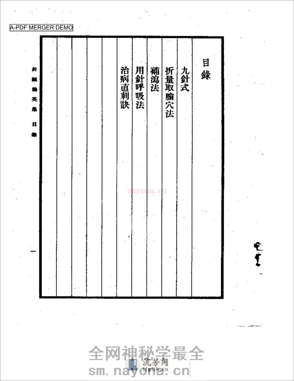 针经摘英集 - 第1页预览图