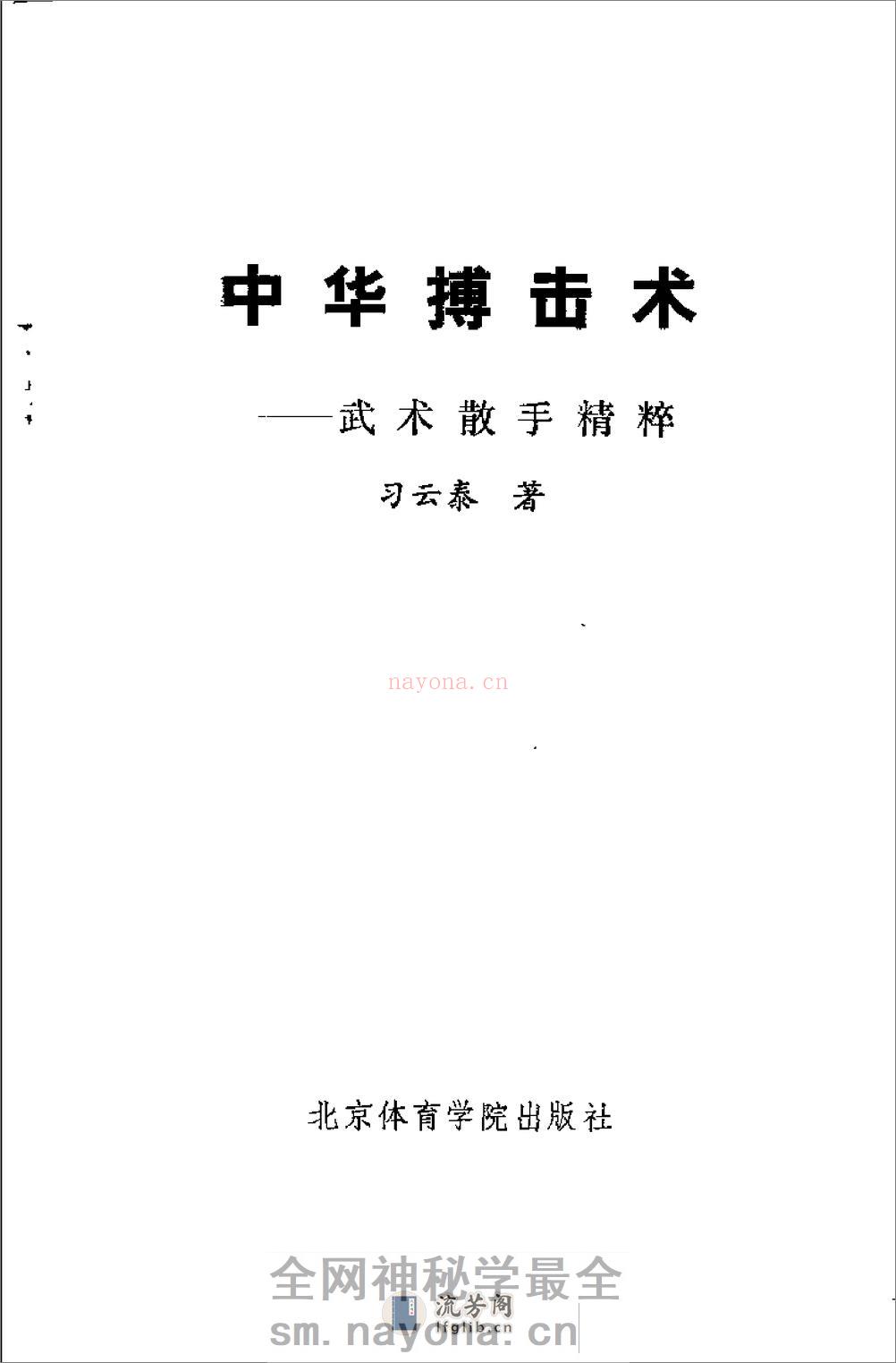 中华搏击术：武术散手精粹（习云泰） - 第3页预览图