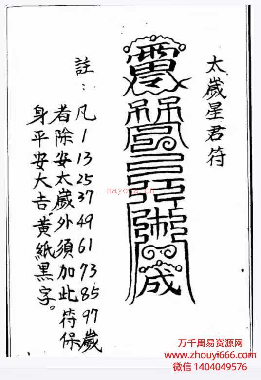 道教符法《化太岁十二神符》手抄-25单页.pdf