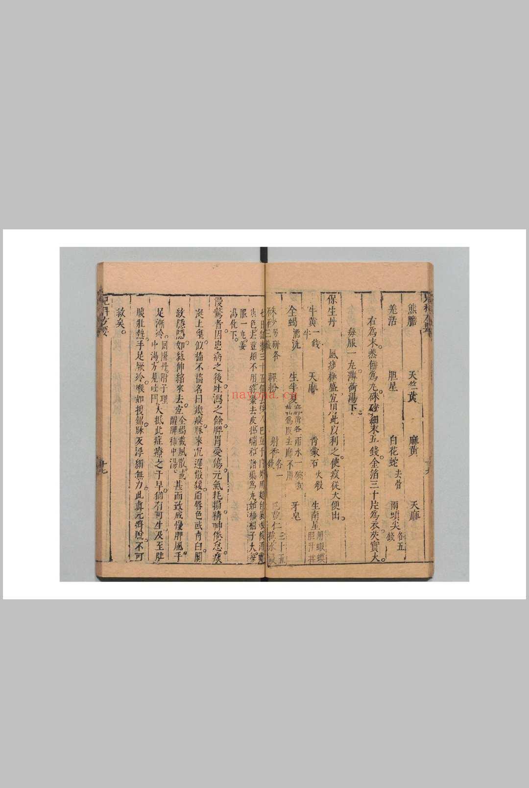 儿科方要 吴志中 吴元溟 明崇祯11年
