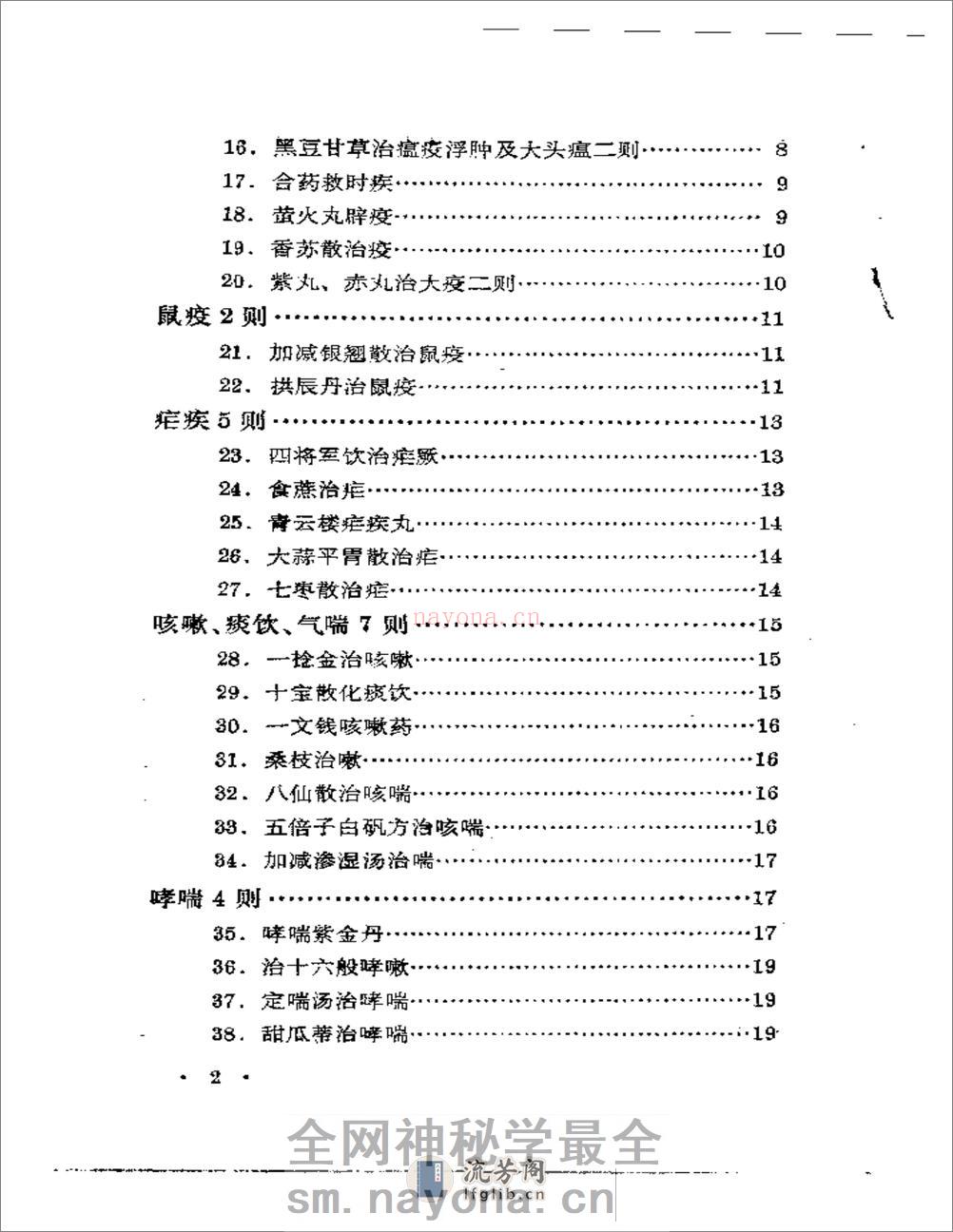 历代无名医家验案 - 第2页预览图