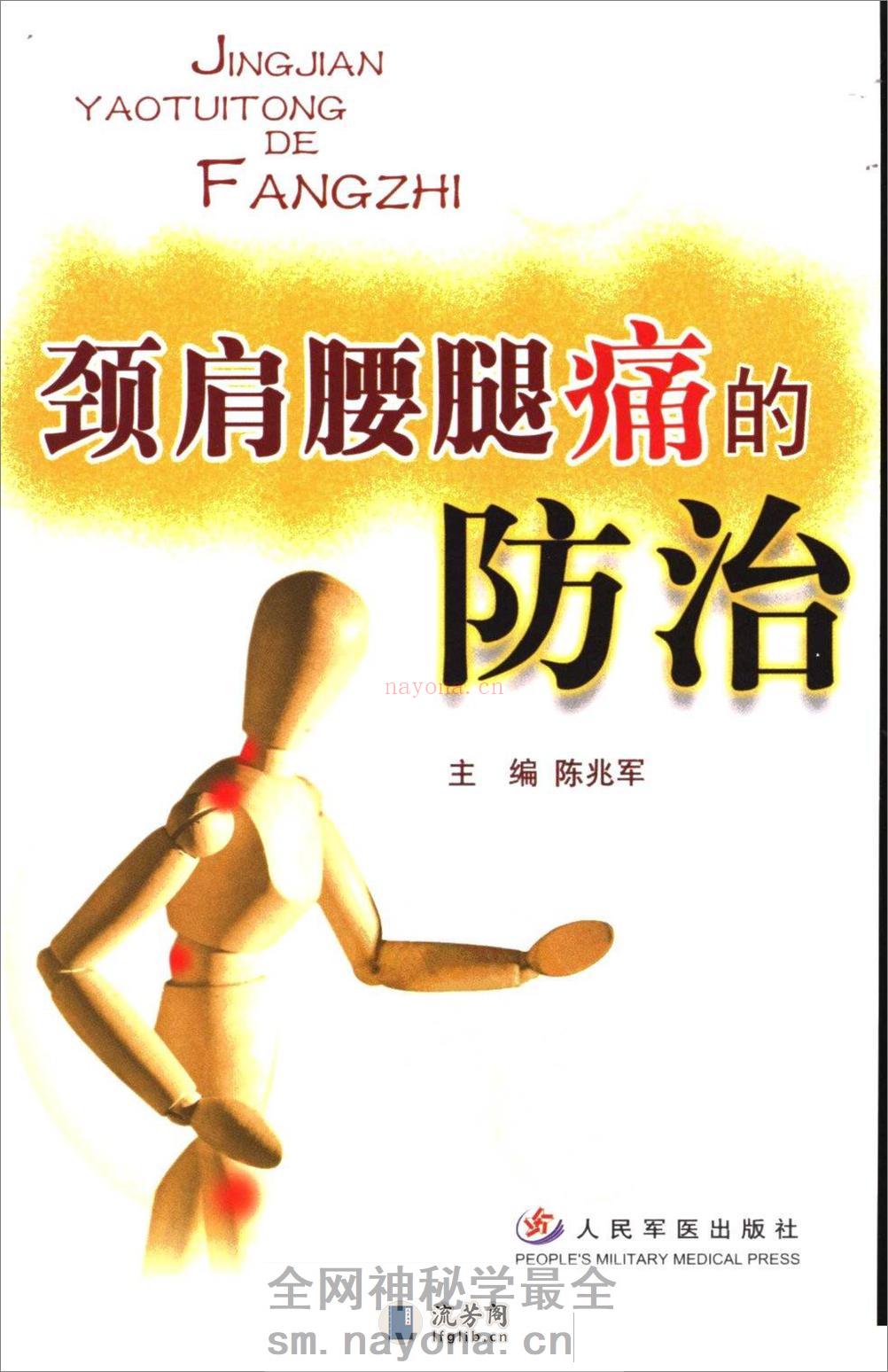 颈肩腰腿痛的防治.[陈兆军主编][人民军医出版社][2006][306页] - 第1页预览图