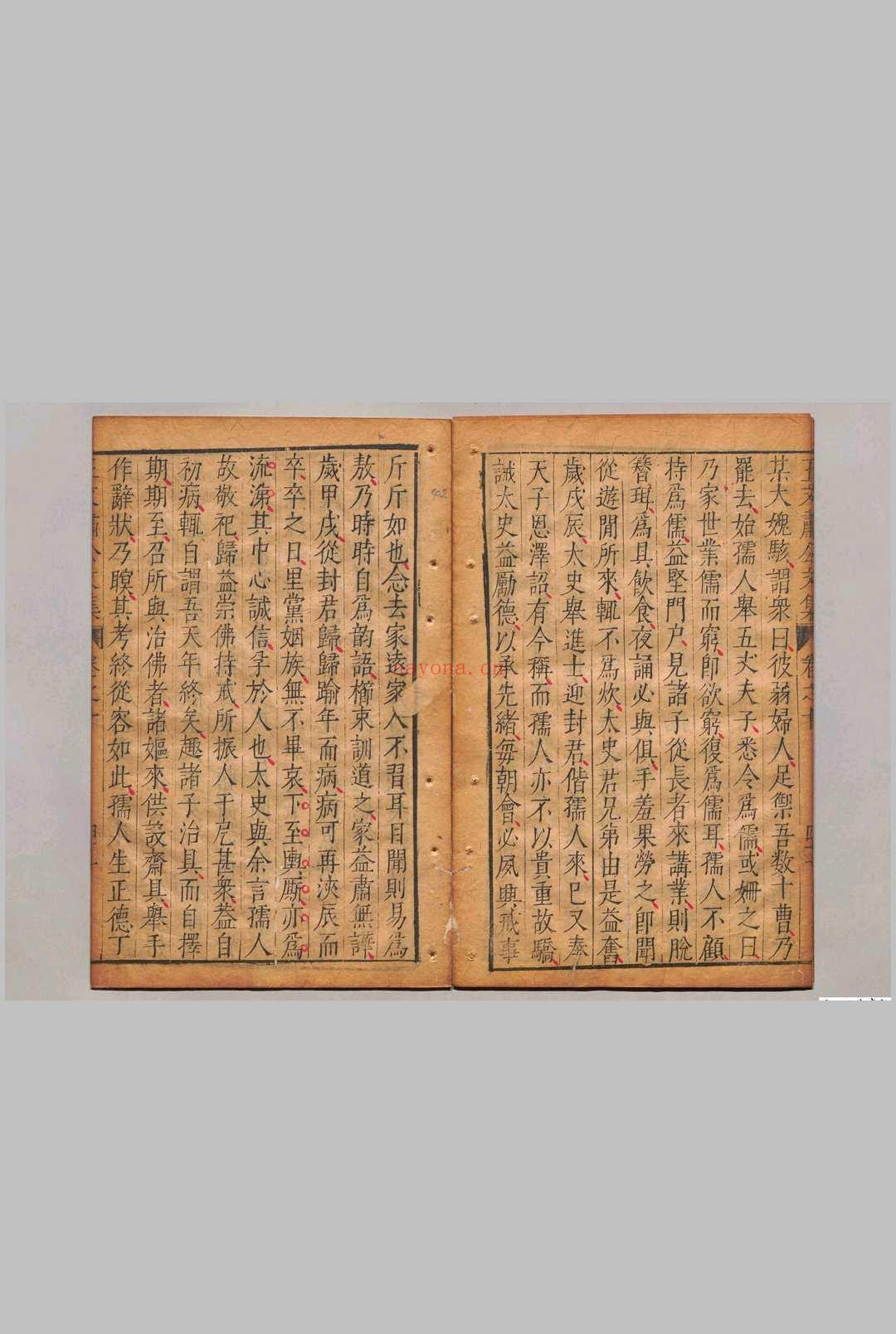 王文肃公文集 55卷 王锡爵 王时敏 明万历43年