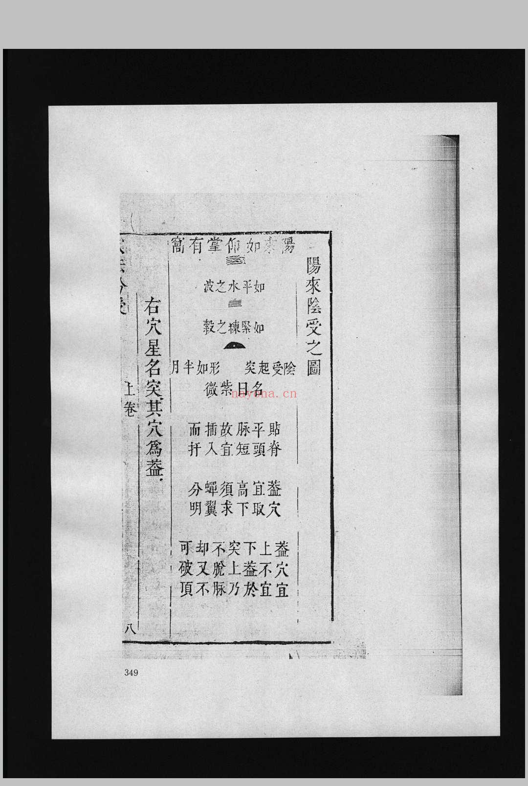 穴法分受 2卷 雍正版
