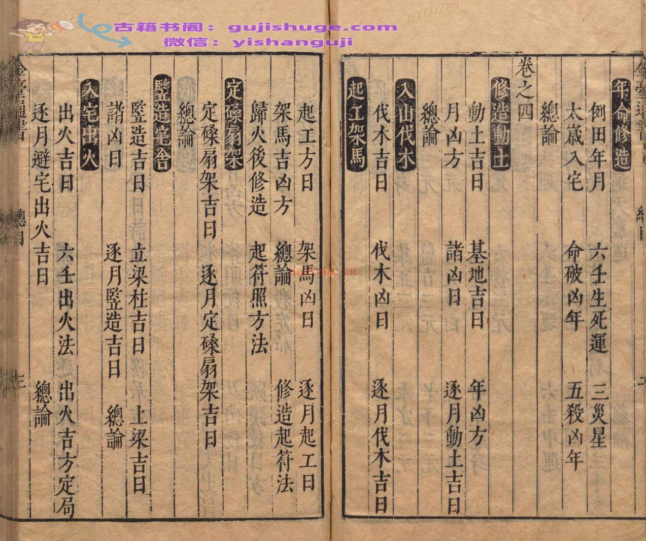 金台类编历法通书大全