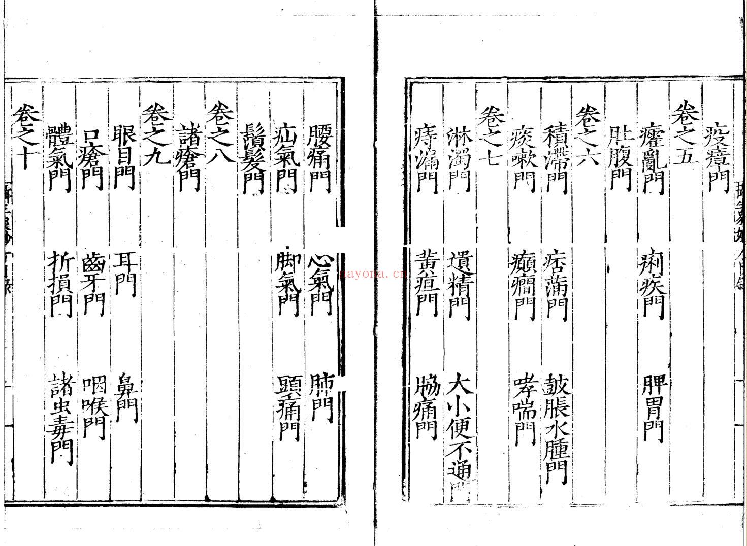 摄生众妙方十一卷急救良方二卷伤寒金镜録一卷