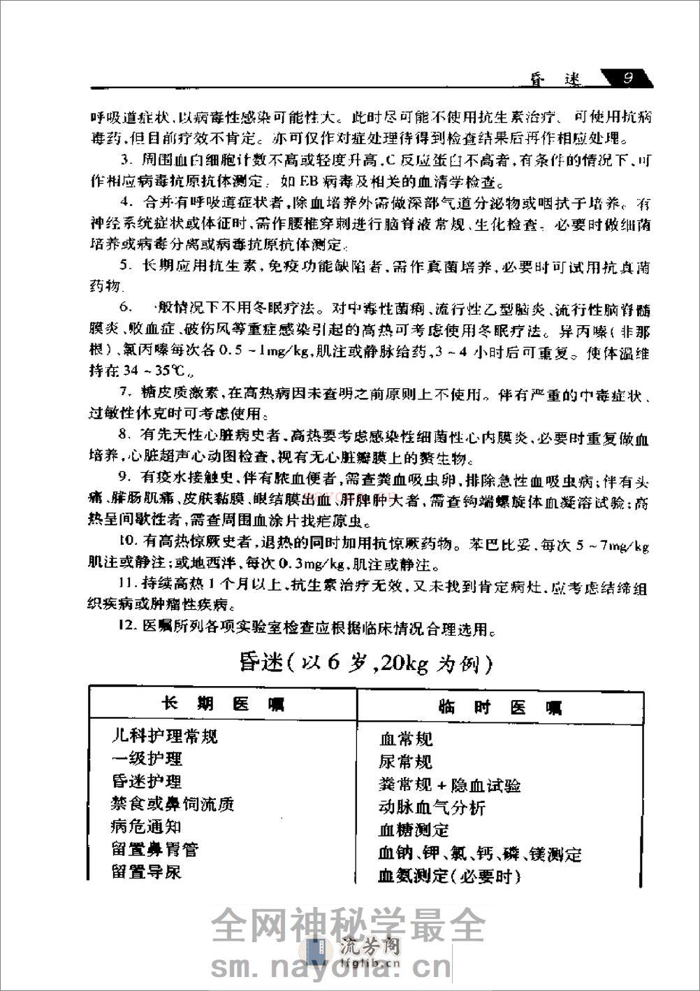 儿科临床医嘱手册 - 第19页预览图