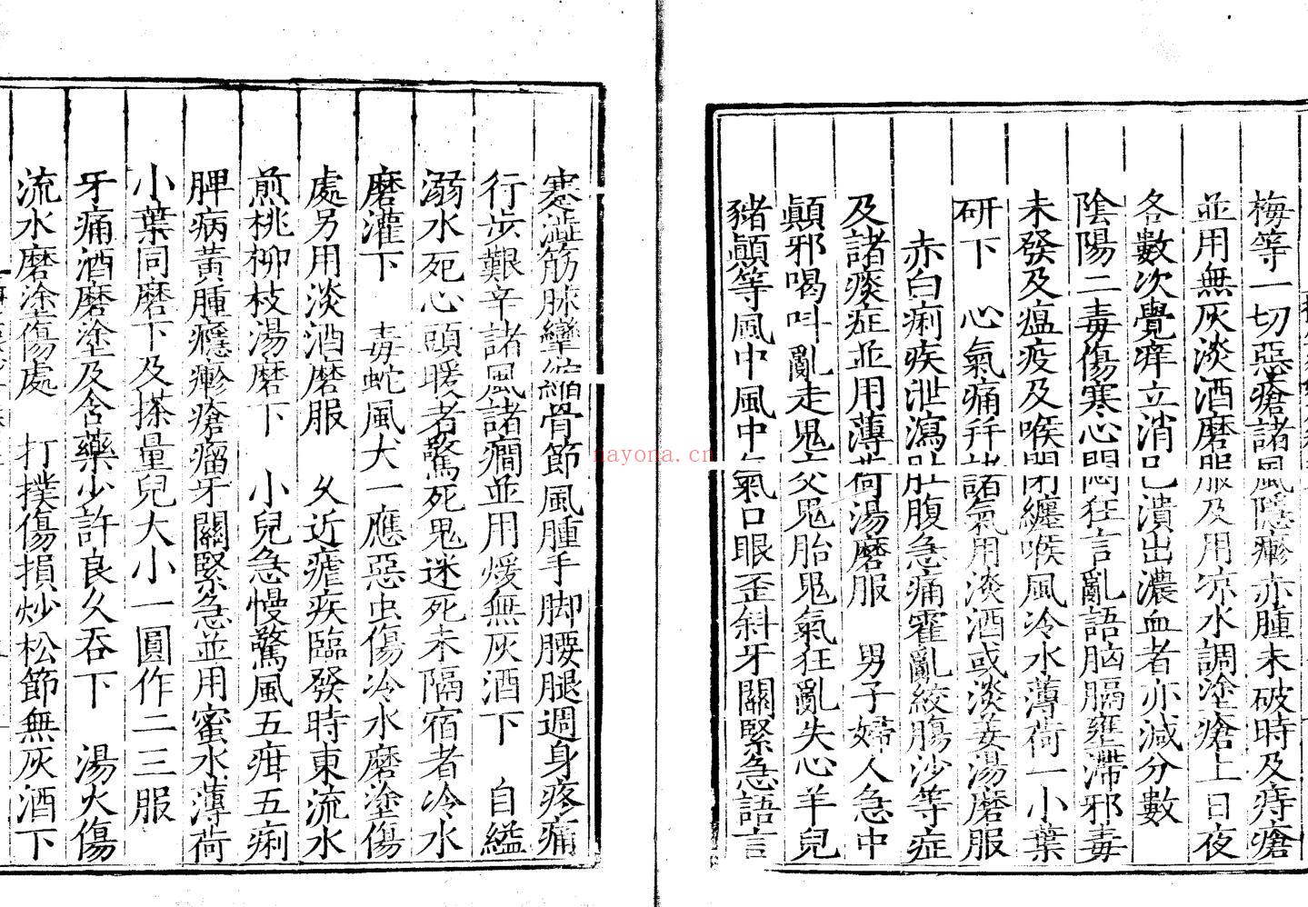 摄生众妙方十一卷急救良方二卷伤寒金镜録一卷