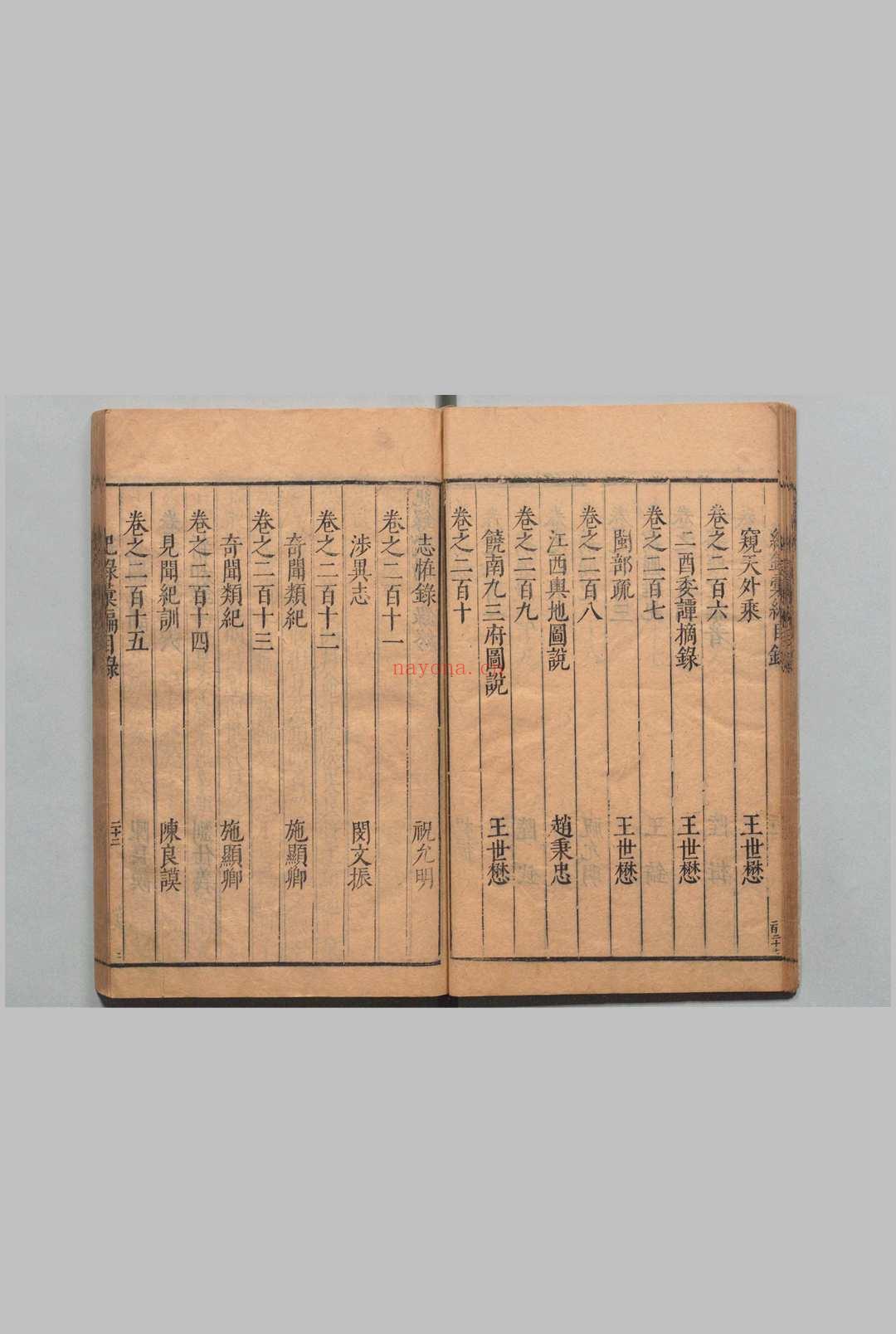 纪录汇编 沈节甫（明）,明万历45年