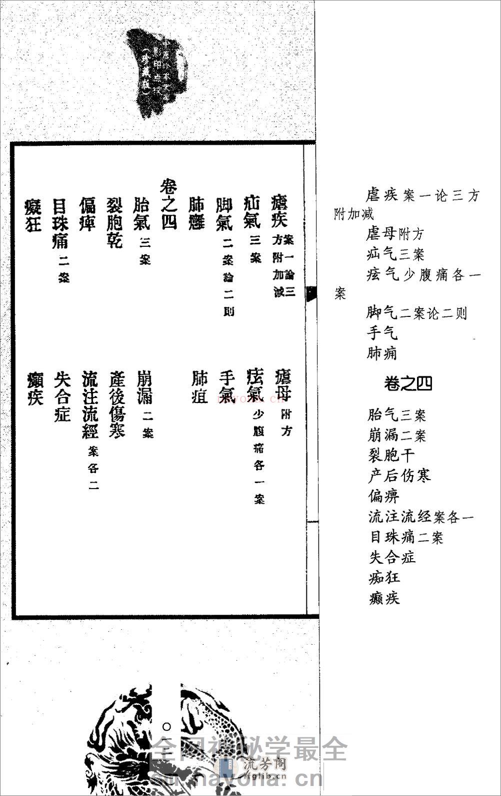 医案摘奇·雪雅堂医案合集 - 第16页预览图