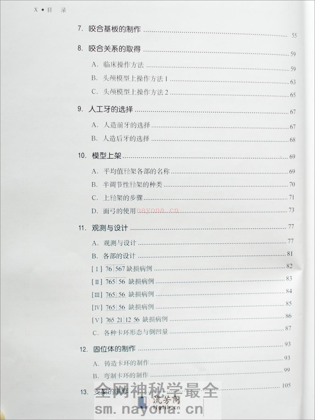 部分活动义齿技术－设计与制作 - 第9页预览图