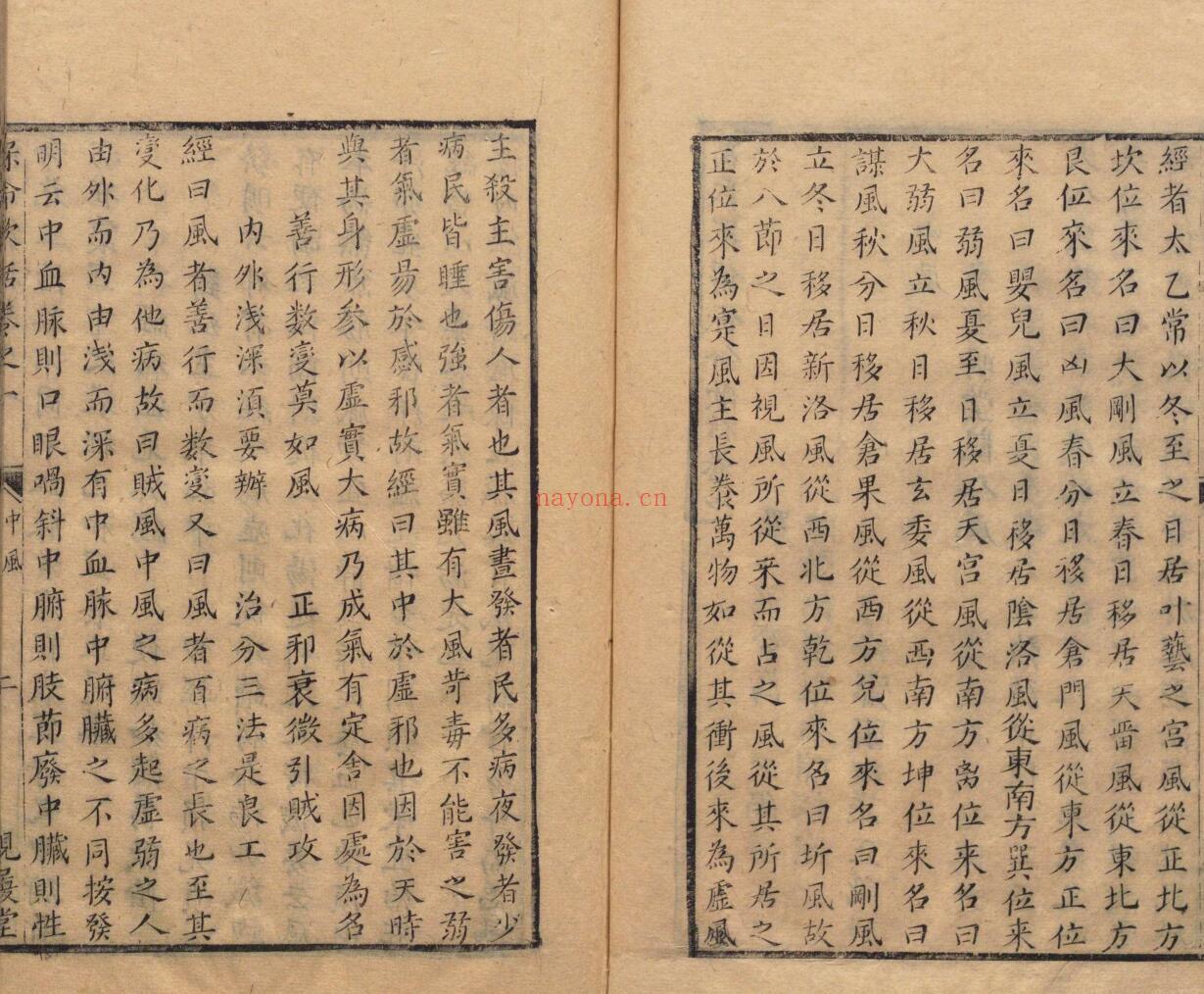 万密斋书 万全（明）清康熙51年 , 视履堂