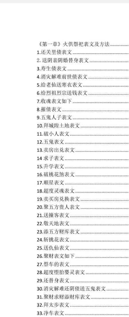 民间火供秘法 新出马仙专用书 48页.pdf