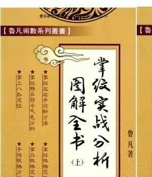 鲁凡手纹《掌纹实战分析图解全书》上中下3本，上册290页，中册288页，下册266页插图